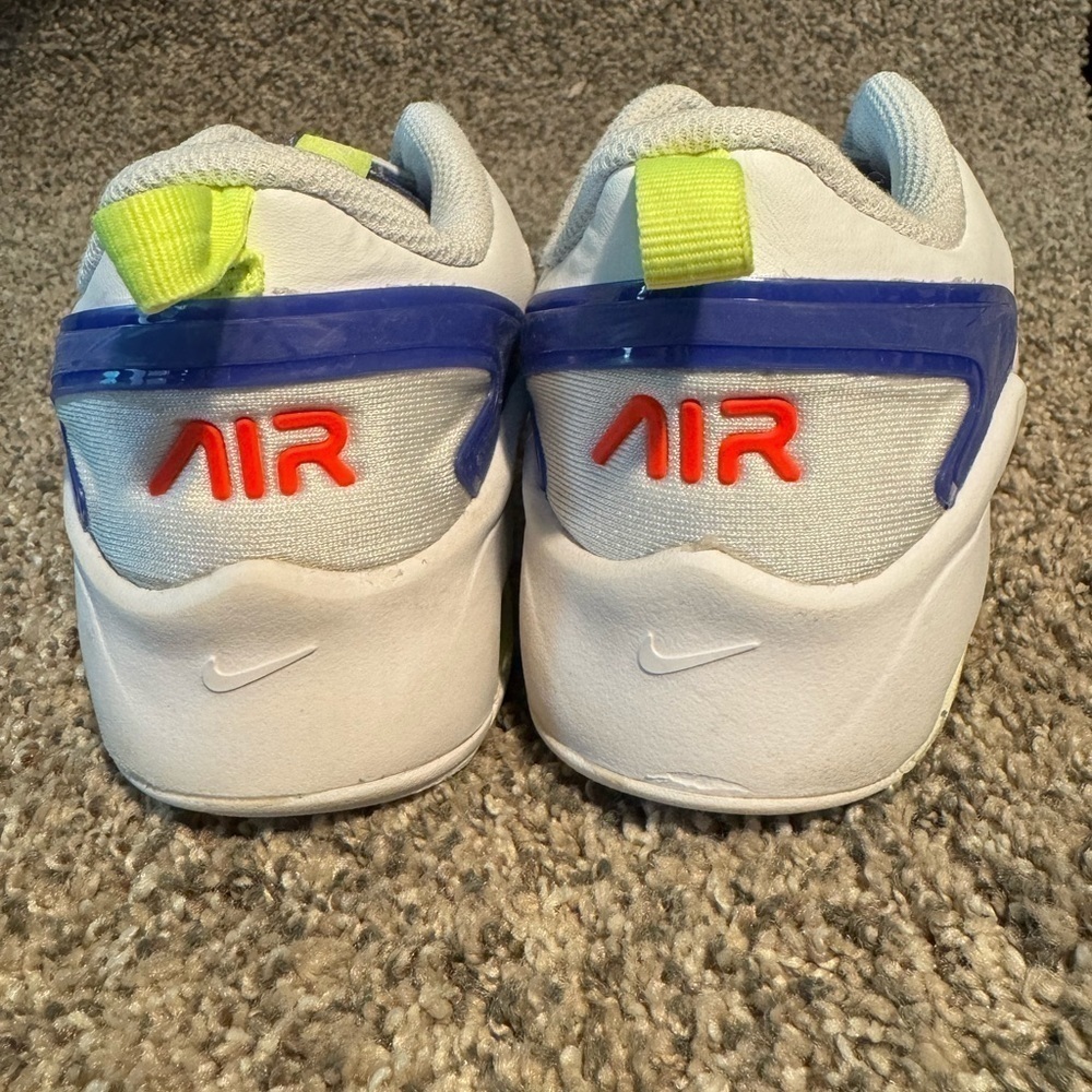 Nike Kid's Air Max Bolt White-Indigo-Volt-Size: 2Y - Picture 6 of 6